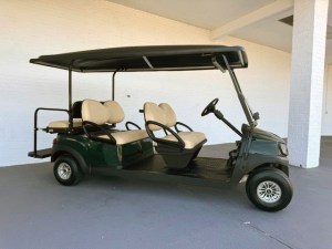 Green Club Car Tempo Lithium Limo Golf Cart 02